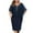 Navy, variant on Aboser Formal Dresses for Women Wedding Guest Midi Dress Plus Size Chiffon Dresses Evening Party Prom Dress Elegant V Neck Dresses