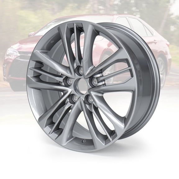 17" x 7" Replacement Wheel Rim for Toyota Camry 2015-2017, Machined Gray Rim 75171
