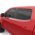 thumbnail image 2 of EGR 571395 In-channel Window Visors Front & Rear Set - Matte Black Finish Fits select: 2021 CHEVROLET COLORADO, 2016 CHEVROLET COLORADO LT, 2 of 5
