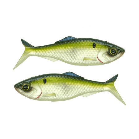 Sweep Swimbait - Soft Plastic Durable Design with Realistic Baitfish Action 3D Scales & Premium Paint - Ideal for Fishing Grass Docks and Structure