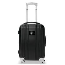 Mojo Outdoors NFL Oakland Raiders Luggage Carry-On 21In Hardcase Two-Tone Spinner