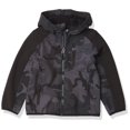 thumbnail image 1 of Reebok BOY Soft Woven Jacket, CC52 BLACK CAMO/BLACK, 4, 1 of 2