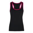 thumbnail image 1 of Tri Dri - Camiseta sin mangas deportiva con panel para mujer (Negro/rosa), 1 of 2