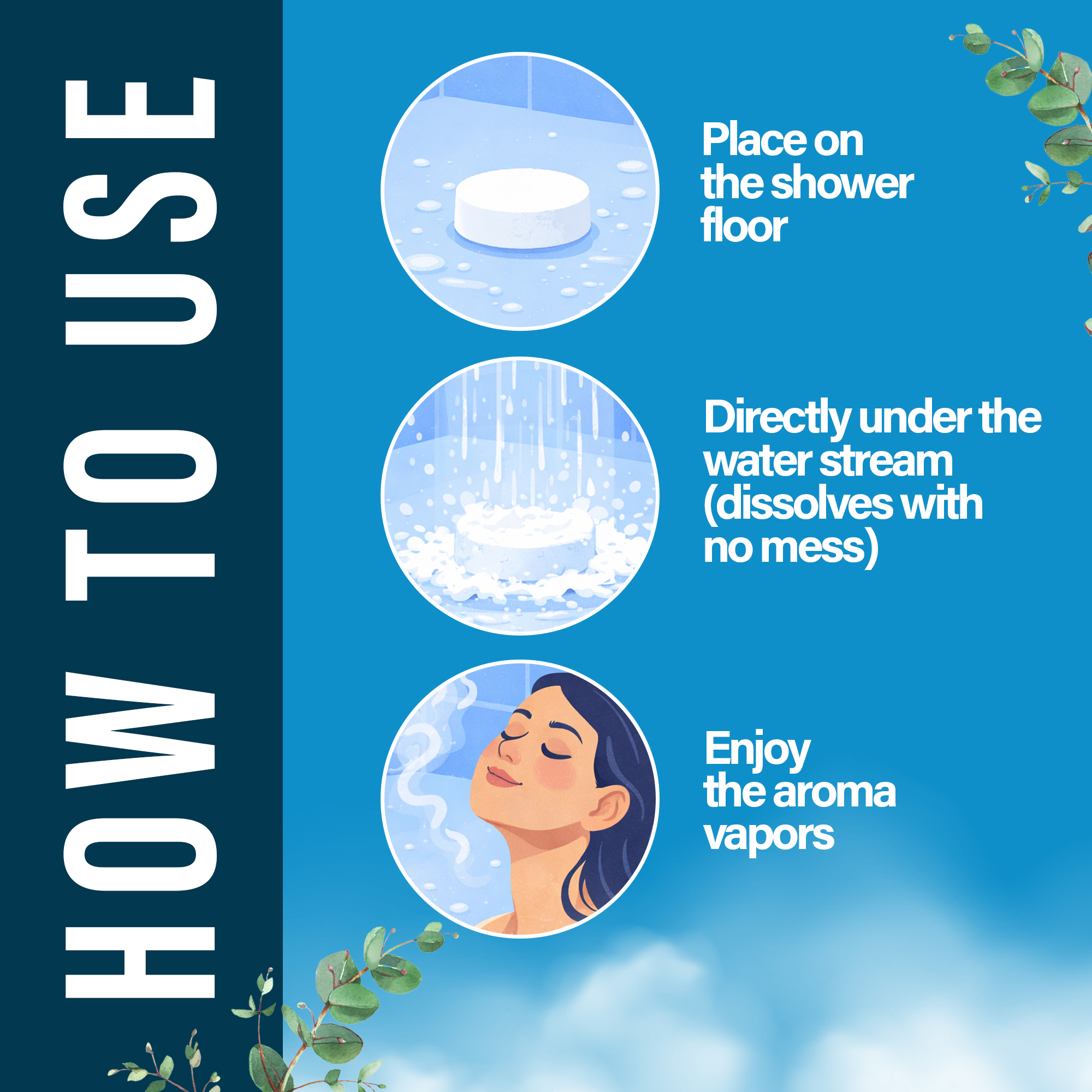 Equate Eucalyptus Vapor Shower Tablets 10 Pack photo 8