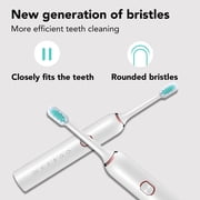 Electric Toothbrush for Adults, One Charge for 30 Days, with 5 Brush Heads, 5 Modes with 2 Minutes Build in Smart Timer