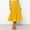 Yellow, variant on Women Flowy Casual A-Line Half Skirt Comfortable Stretchy Waist Summer Versatile Outfit