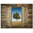 thumbnail image 1 of Design Art - Fenêtre Ouverte sur Arbre Solitaire, 1 of 1