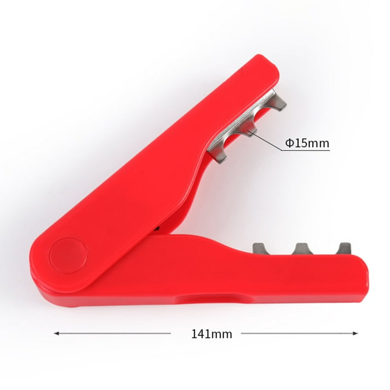 LA TALUS Flower Thorn Stripper Stainless High Strength Labor-saving  Portable Elastic Remove Burrs Sharp Bouquet Garden Branch Thorn Cutter  Florist Tool Red One Size 