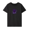 thumbnail image 1 of Camiseta de mujer Camiseta básica de ajuste regular suave de verano para uso diario Caminar Mujer XL, 1 of 7