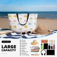 thumbnail image 5 of Sigee Little Elephant Print Extra Large Waterproof Beach Travel Bag with Zipper - Durable and Versatile for Vacation, Gym, and Daily Use, 5 of 7