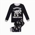 thumbnail image 5 of NOLDARES Toddler Boy Outfits Clothing Set 2 Piece Long Sleeve Crewneck Sweatshirt and Elastic Pants Fall Winter Clothes(Black,8-9 Y), 5 of 6
