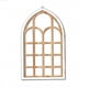 thumbnail image 3 of Espejo de ventana arqueado Espejos de pared decorativos Decoración de pared Espejo de arco de ventana Marrón, 3 of 6