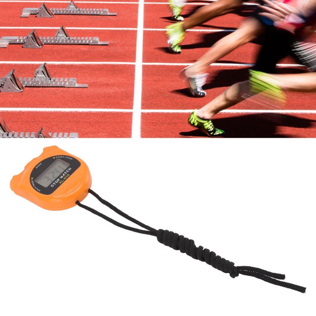 Cronómetro Digital para árbitro cronómetro portátil Digital resistente al agua cronómetro deportivo de 140mAh para correr y carreras ANGGREK Otros