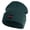 Dark Green, variant on Mothman Head Embroidered 12" Acrylic Cuff Long Beanie - Black OSFM