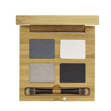 Antonym Cosmetics Natural Quattro Eyeshadow, to the Moon and Black, 0.21 oz