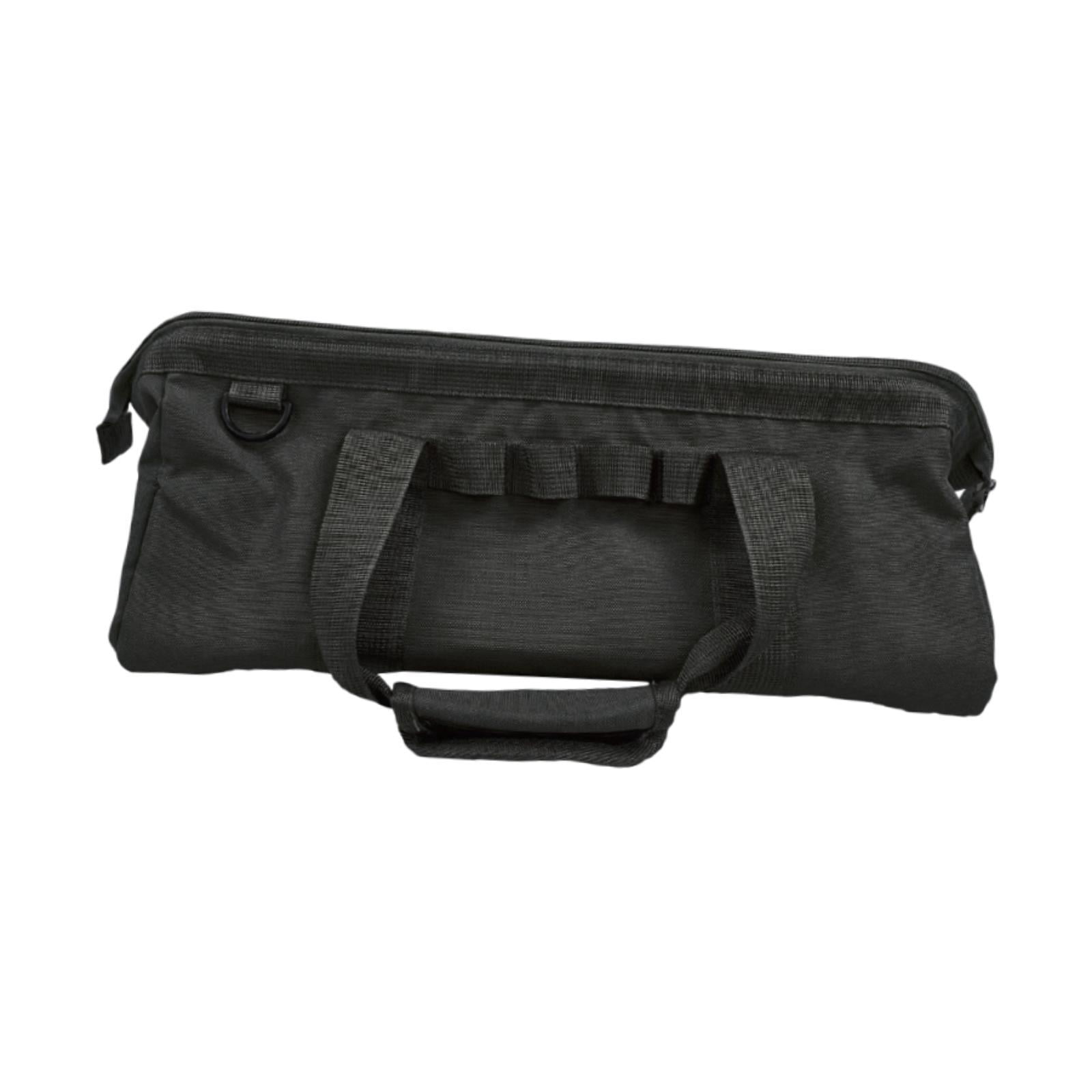 colaxi Tent Stakes Storage Bag Portable Camping Nail Bag for Outdoor Picnic Camping Black