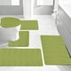 thumbnail image 3 of Alfombras de baño, alfombras para sala de estar, alfombra de área, alfombra de baño de espuma, juego de 5 alfombras de baño para 5 piezas, alfombrillas de inodoro universales, suaves, cómodas, con abs, 3 of 7