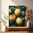 thumbnail image 6 of Qisvanset 12x16 Inch Framed Canvas Wall Art Lemon Style Fruit Of The Spirit Kitchen Nursery Faith Verse Wall Art, 6 of 8
