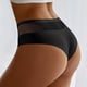thumbnail image 5 of Gibobby Ropa interior hipster para mujer Mujeres malla bordado encaje transparente Sexy ropa interior espalda vendaje ahueca hacia fuera bragas sexo calzoncillos（Negro， S), 5 of 5