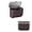 B003- Brown, variant on Automotive Interior Accessory, Mini Trash Can for Car, Garbage Can for Car, Trash Can with Lid, 6X5 Inch Brown Hanging Trash Holder, Multi-Purpose In-Car Debris and Sundry Storage