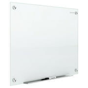 Quartet Infinity Glass Magnetic Dry-Erase Board, 36" x 24" (3' x 2'), White Surface