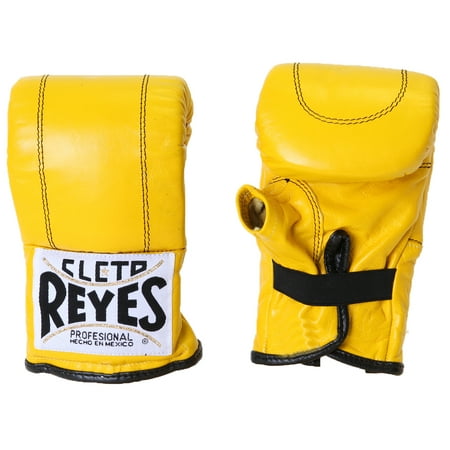 Cleto Reyes Leather Boxing Bag Gloves - Yellow - 0