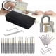 thumbnail image 2 of 24 teiliges Profi Lockpicking Pick Set Dietrich bung Vorhngeschloss Schlssel, 2 of 5