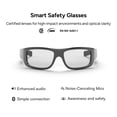 thumbnail image 2 of Gafas de seguridad inteligentes Lucyd Armor TR90 Bluetooth UV400, 2 of 7