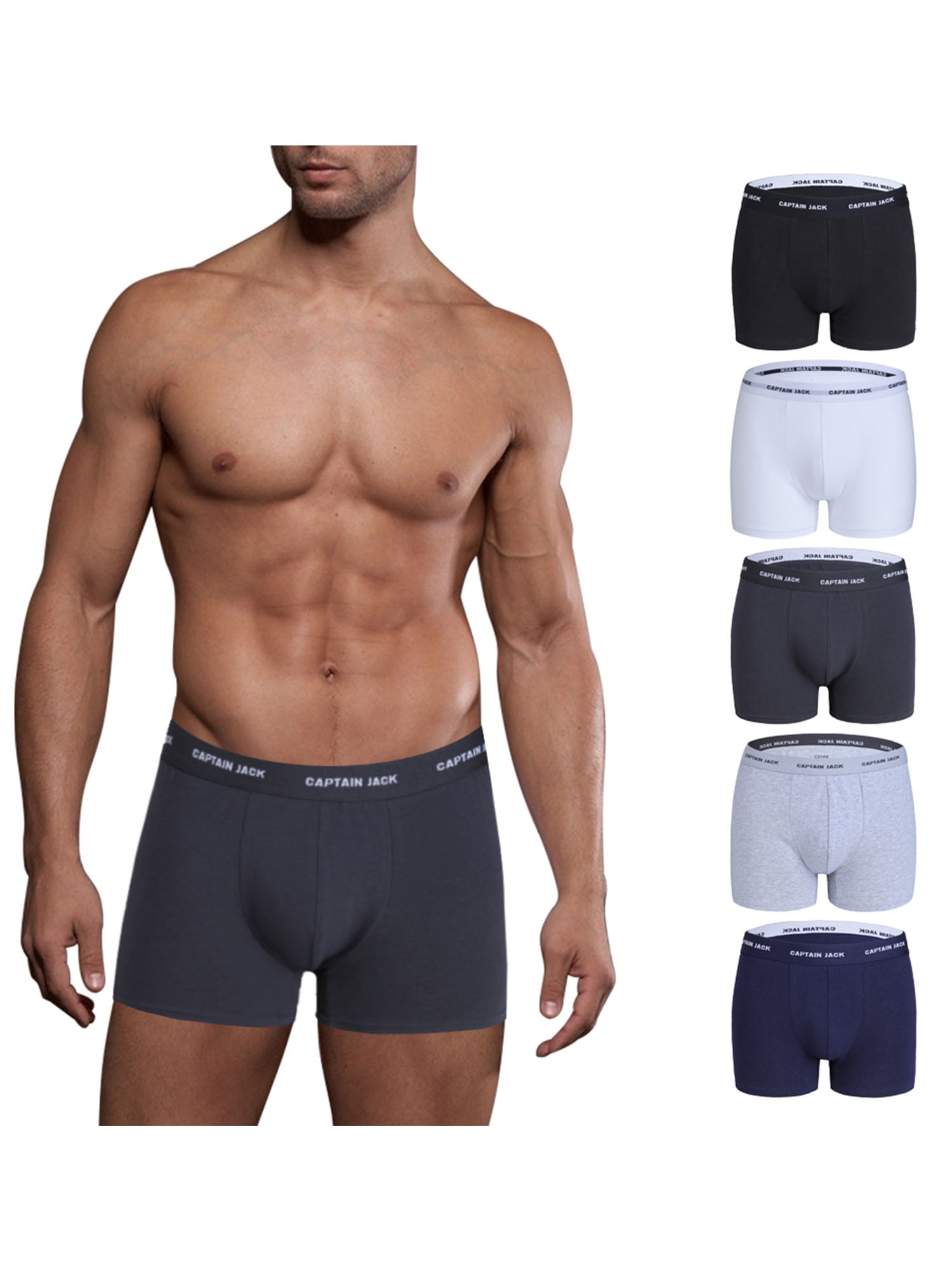 Csndyce Mens Boxer Briefs Underwear Comfortable Cotton Breathable