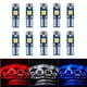 thumbnail image 4 of 2/6/10 piezas T5 bombilla LED W3W W1.2W LED Canbus luces interiores del coche tablero indicador de calentamiento cuña lámpara de instrumentos automático 12V blanco, 4 of 5