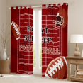 thumbnail image 2 of Erosebridal Teens Eat Sleep Baseball Blackout Curtains Set of 2 (52x84 Each),Sport Gamer Window Curtains for Kids Boys Girls,Breathable Home Decor, 2 of 6