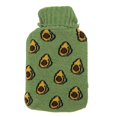 thumbnail image 3 of Botella de agua caliente Jadeshay 2000 ML de caucho con funda de punto suave, 3 of 8