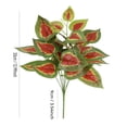 thumbnail image 3 of Artificial Flowers for Outdoors Uv Resistant Fake Plants Silk Greenery Stems Artificial Greenery for Home and Garden Decor Green 1 Pack, 3 of 6