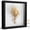 Black - Foam Back, variant on 8x8 Shadow Box Frame with Soft Linen Back - Push Pins Included, Memory Box Display Case for Flower, Tickets and 3D Items