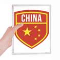 thumbnail image 1 of China Shield National Flag Notebook Loose Diary Refillable Journal Stationery, 1 of 3