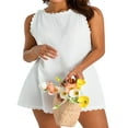thumbnail image 3 of Femmes Décontractée Sans Manches Débardeur Robe d'Été Licol de Plage Robe de Soleil, 3 of 6