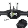 thumbnail image 6 of Almencla Front and Rear Axle Set RC Car Axles Replace Parts Front Rear Bridge Metal Front Rear Axle Assembly Set for 1/18 Scale Model, 6 of 8