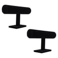 thumbnail image 1 of Velvet T Bar Bar Jewelry Display Supon, Prainjedra de exposición 2pcs Flotando Multi Funcional Para El Hogar, 1 of 7