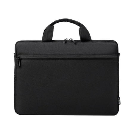 Wovilon Laptop Bag 15.6 Inch Briefcase Shoulder Bag Water Repellent Laptop Bag Satchel Tablet Bussiness Carrying Handbag Laptop Sleeve for Women and Men-Charcoal Black