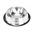 thumbnail image 2 of Stainless Steel Pet Bowls for Cats and Dogs, Food Water Feeding Dish Thick Bowl & Non Slip Base (Multi-size), 2 of 5