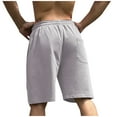 thumbnail image 5 of Simua Men's Distressed Fleece Shorts | Loose Fit Drawstring Elastic Waist For All Season Casual Gym, 5 of 5