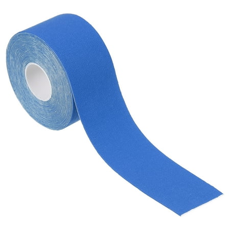 Uxcell 16.4ft x 1.5 Aerial Hoop Tape Athletic Tape Adhesive Non-Slip Grip Tape Yoga Rig Sports Tape for Exercises Blue