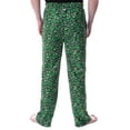 thumbnail image 4 of Looney Tunes Men's Marvin The Martian Allover Character Head Pajama Pants, 4 of 7