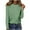 Army Green, variant on Rigardu Women's Round Neck Long Sleeve Top Solid Color Casual T Shirt Long Sleeve Shirts for Women Size:s-2xl