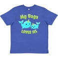 thumbnail image 3 of Inktastic My Yaya Loves Me- Cute Narwhal Youth T-Shirt, 3 of 5