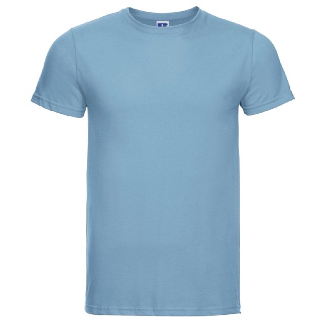 Russell - Camiseta básica de manga corta para hombre - 100% (Lima)