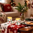 thumbnail image 7 of Vegetable Pattern Flameless Candles 2 PCS with Remote Realistic Moving Flame LED Tapered Pillar Set for Home Decor, 7 of 7