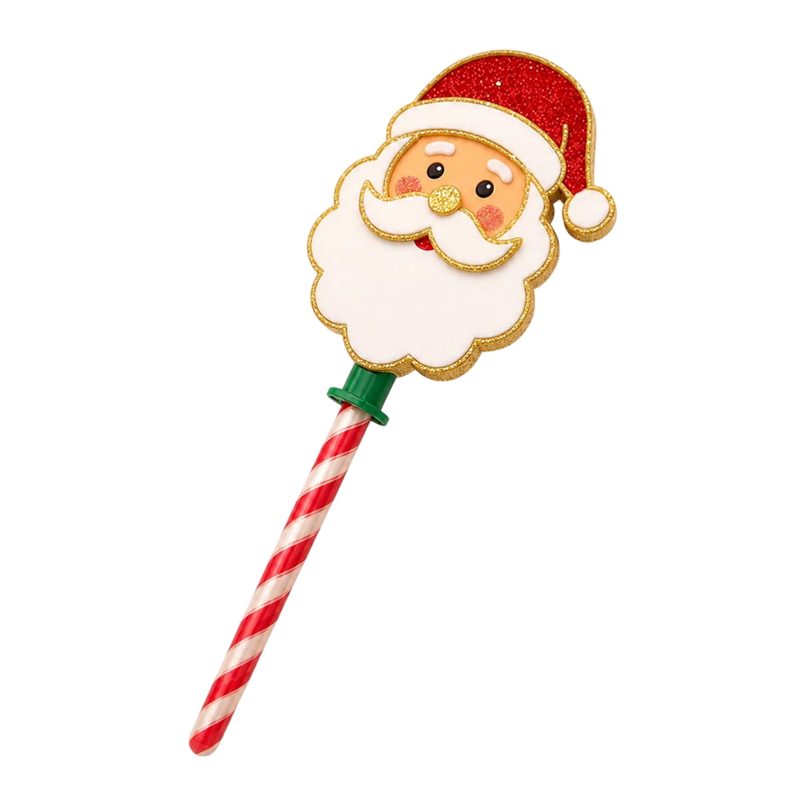 Christmas 3D Printed Light with Santa Claus Design Non-Contact Payment Card Holder for Student and Adults Holiday Gift Card Holders Unique 1 Pack