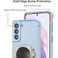 thumbnail image 4 of for Samsung Galaxy S22 5G Case Cute 6D Astronaut Case with Stand Function Luxury Plating Case Cover Slim Fit Soft TPU Shockproof Bumper Protective Electroplated Case for Girls Boys,Blue, 4 of 13