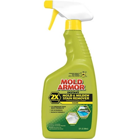 (2 pack) Mold Armor Instant Mold & Mildew Stain Remover, 32 oz, Trigger (Best Way To Clean Mold And Mildew)